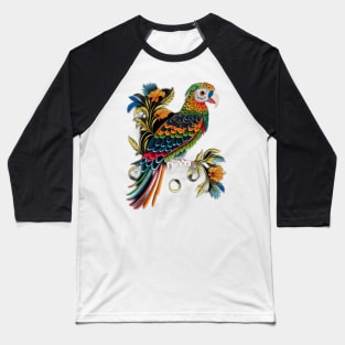 Colorful parrot Baseball T-Shirt